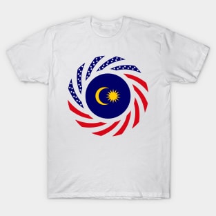 Malaysian American Multinational Patriot Flag Series T-Shirt